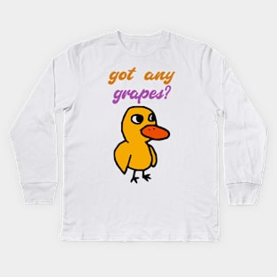 Got Any Grapes? Kids Long Sleeve T-Shirt